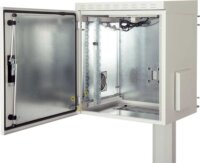 Lande 19" Fali rack szekrény 12U 600x450mm - Szürke