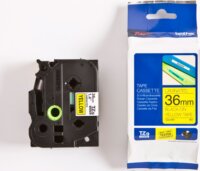 Brother TZE661 P-Touch Feliratozógép szalag 36 mm sárga alapon fekete