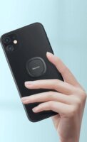 Baseus SUYB-0A Tool Invisible Telefontartó gyűrű Fekete