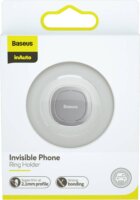 Baseus SUYB-0S Tool Invisible Telefontartó gyűrű Ezüst