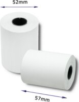 Qoltec 51895 57 x 30mm Nyomtatószalag - Fehér (10db/csomag)