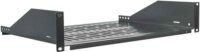 Manhattan 19" Rackszekrény polc 2U - Fekete
