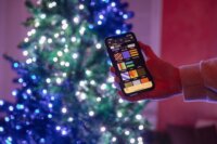 Twinkly TWS250STP RGB Beltéri okos LED karácsonyfa fényfüzér 20m - Színes