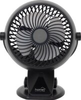 Home CLF 10/BK Hordozható csíptethető mini ventilátor - Fekete