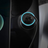 Baseus Golden Contactor Pro Dual Quick Charger Autós USB-C / USB-A töltő - Szürke (40W)