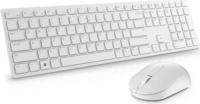 Dell KM5221W Pro Wireless Billentyűzet + Egér (Fehér) - Magyar