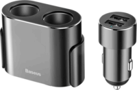 Baseus CRDYQ-01 Autós USB-A / Szivargyújtó töltő - Fekete (5V / 3.1A)