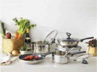 Tefal G712SA55 Daily cook Edénykészlet - Inox (10 részes)