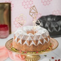 Kaiser Inspiration Geometriai mintás kuglóf forma - 25 cm