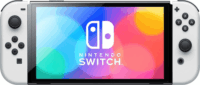 Nintendo NSH008 Switch OLED modell játék konzol - fehér-fekete