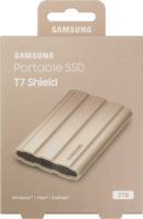 Samsung 2TB T7 Shield USB 3.2 Gen.2 Külső SSD - Bézs
