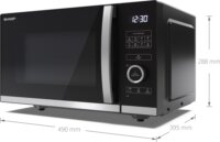 Sharp YC-QS254AEB Mikrohullámú sütő