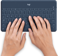 Logitech Keys-To-Go Wireless Billentyűzet (Kék) - Angol (UK)