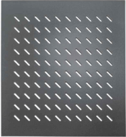 Manhattan 19" Rackszekrény polc 1U 525 mm - Fekete