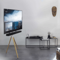 One For All WM7472 32"-65" LCD TV/Monitor tartó Padló állvány - Világos (1 kijelző)