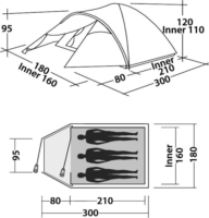 Easy Camp Quasar 300 Kupola Sátor
