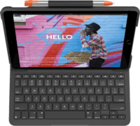 Logitech Slim Folio Apple iPad (Gen. 7. / 8.) Billentyűzetes tok (Német) - Szürke