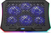 Spirit of Gamer Airblade 1200 17" laptop hűtőpad - Fekete