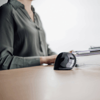 Bakker Elkhuizen Evoluent VerticalMouse D Small Wireless Egér - Ezüst/Fekete