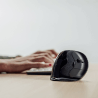 Bakker Elkhuizen Evoluent VerticalMouse D Small Wireless Egér - Ezüst/Fekete