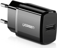 Ugreen ED011 Hálózati USB-A töltő - Fekete (5V / 2.1A)