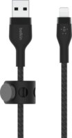 Belkin Boost Charge Pro Flex USB-A apa 2.0 - Lightning apa iPhone töltőkábel - Fekete (2m)