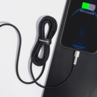 Baseus Cafule Series USB-C apa 2.0 - Lightning apa Adat és töltőkábel - Fekete (2m)