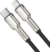 Baseus Cafule Series USB-C apa 2.0 - Lightning apa Adat és töltőkábel - Fekete (2m)