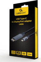 Cablexpert CC-USB3C-DPF-01-6 USB-C - DisplayPort kábel 1.8m - Fekete