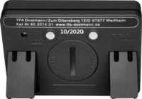 TFA 60.2014.01 Ébresztőóra - Fekete