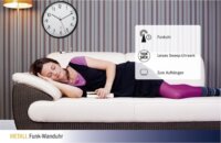 TFA 60.3537.01 Rádiójel vezérelt Falióra - Fekete