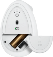 Logitech Lift Wireless Vertikális Egér - Fehér