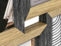 ZEP Vercelli 32x53.5 Képkeret - Fekete/barna