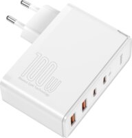 Baseus GaN2 Pro Hálózati USB-C / USB-A töltő - Fehér (100W)