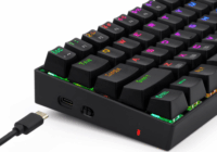 Redragon Deimos K599 TKL Mechanikus (Red Switch) USB/Wireless Gaming Billentyűzet - Magyar