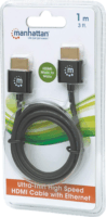 Manhattan 394352 HDMI - HDMI kábel 1m - Fekete