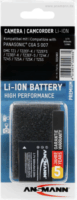 Ansmann A-Pan (CGA-S007) akkumulátor Panasonic fényképezőgépekhez 800mAh