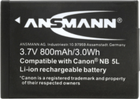 Ansmann A-Can (NB-5L) akkumulátor Canon fényképezőgépekhez 800mAh