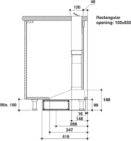 Whirlpool WDO 93F B K Páraelszívó - Fekete