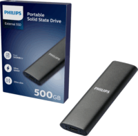 Philips 500GB Ultra Speed USB 3.2 Külső SSD - Asztroszürke