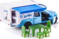 Siku Ford F150 Pick-Up lakókocsi - Kék