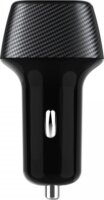 ACME CH112 Autós USB-C / USB-A töltő - Fekete (18W)