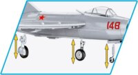 Cobi MiG-15 Fagot vadászrepülőgép 504 darabos építőjáték 1:32