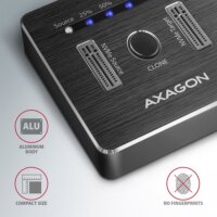 Axagon ADSA-M2C M.2 SSD Dokkoló és klónozó állomás (USB 3.2 Gen 2 - M.2 NVMe, UASP )