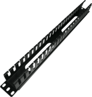 A-LANtec PK008 Kábelrendező 19"-es rack szekrényekhez Fekete