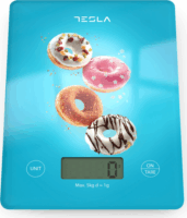 Tesla KS100BL Digitális Konyhai mérleg - Mintás