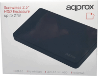 Approx APPHDD300B 2.5" USB 3.0 Külső HDD ház - Fekete