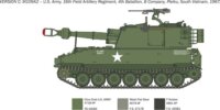 Italeri M-109/A2-A3-G tank műanyag modell (1.35)