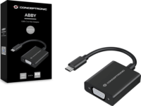 Conceptronic ABBY05B USB-C apa - VGA anya Adapter