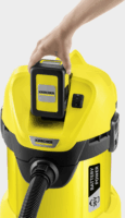 Kärcher WD 3 Battery Set Nedves-Száraz ipari porszívó - Sárga
